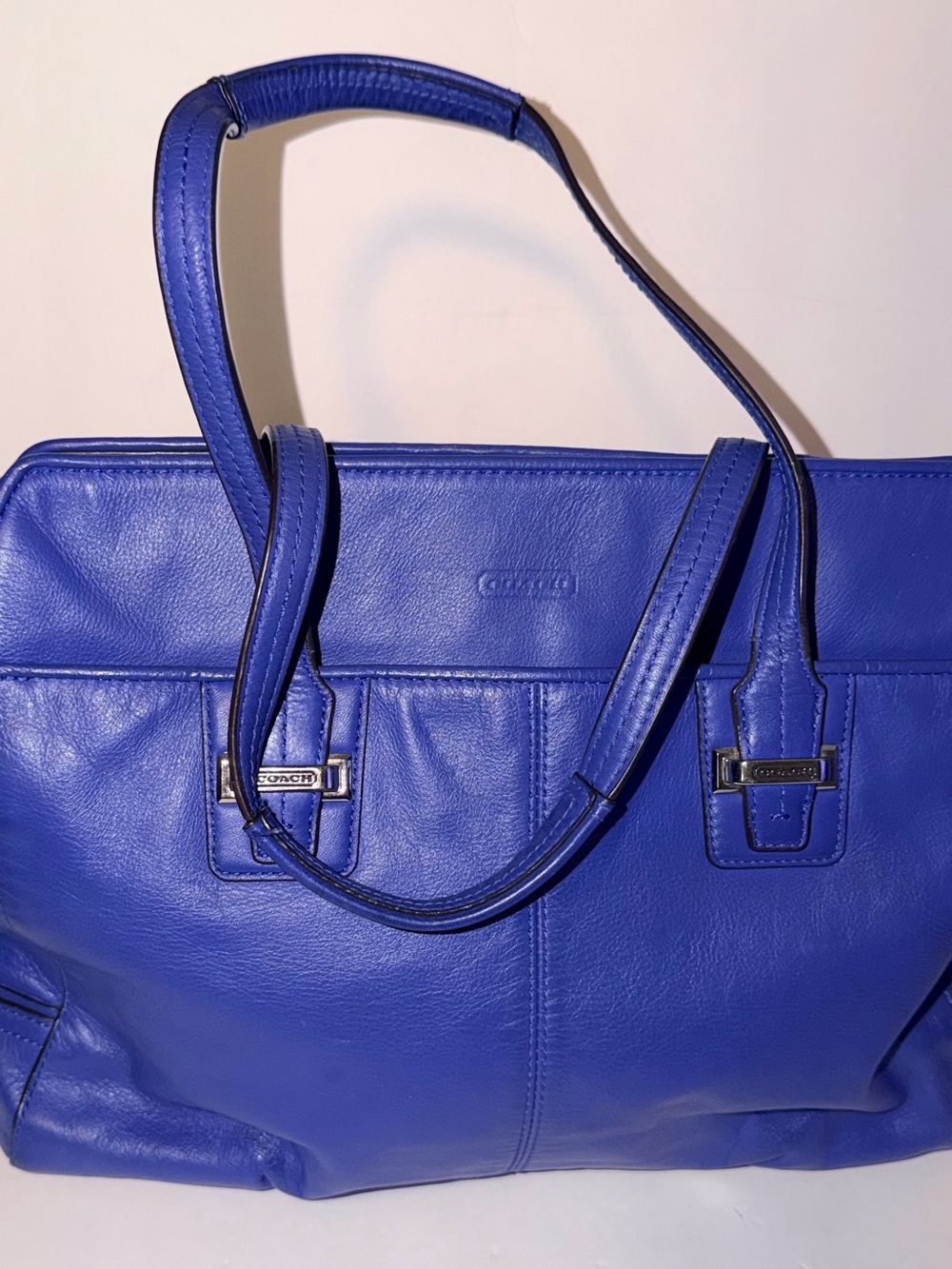 Coach Cobalt Blue Taylor Alexis Tote
